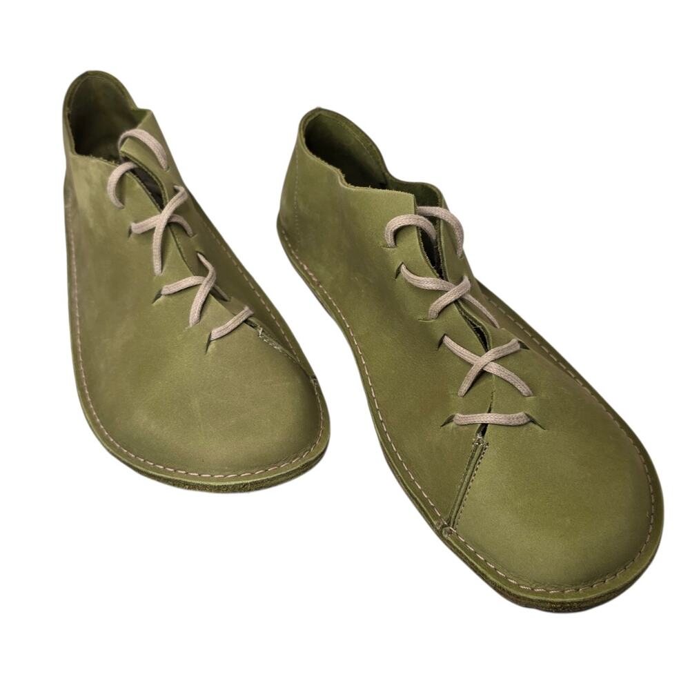 Loints of Holland Turbo 39203 Green Nubuck Leather Unisex Men 8/Women's 10/EU 41